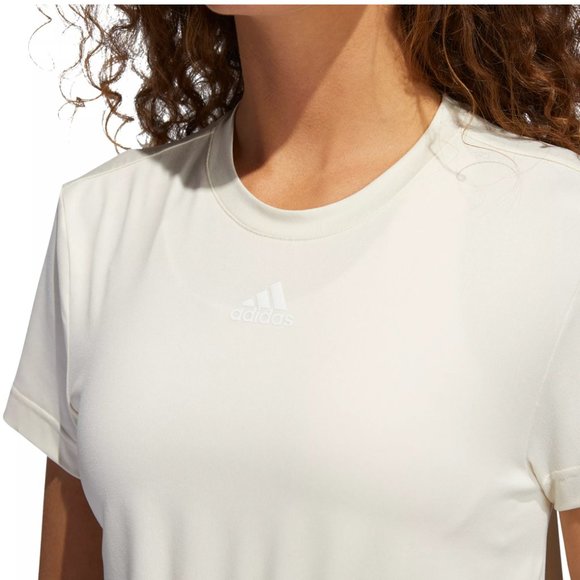 adidas Women's Knotted T-Shirt Small - Picture 2 of 5